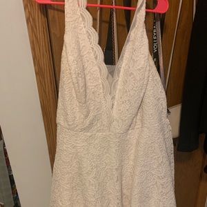 White homecoming dress (never worn)